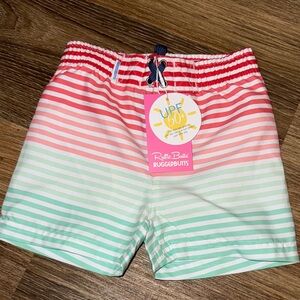 Ruggedbutts 18/24m swim trunks NWT striped